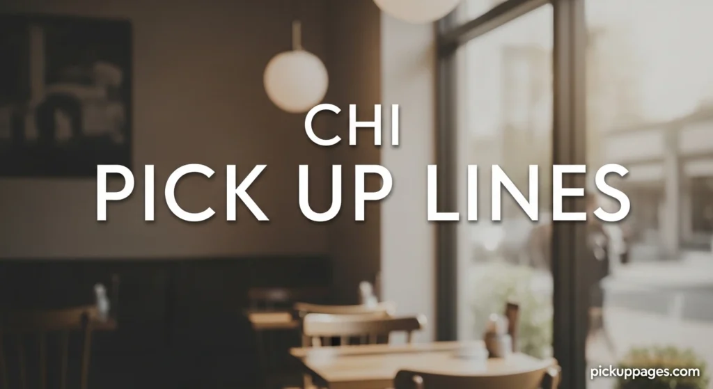 Chi Pick Up Lines
