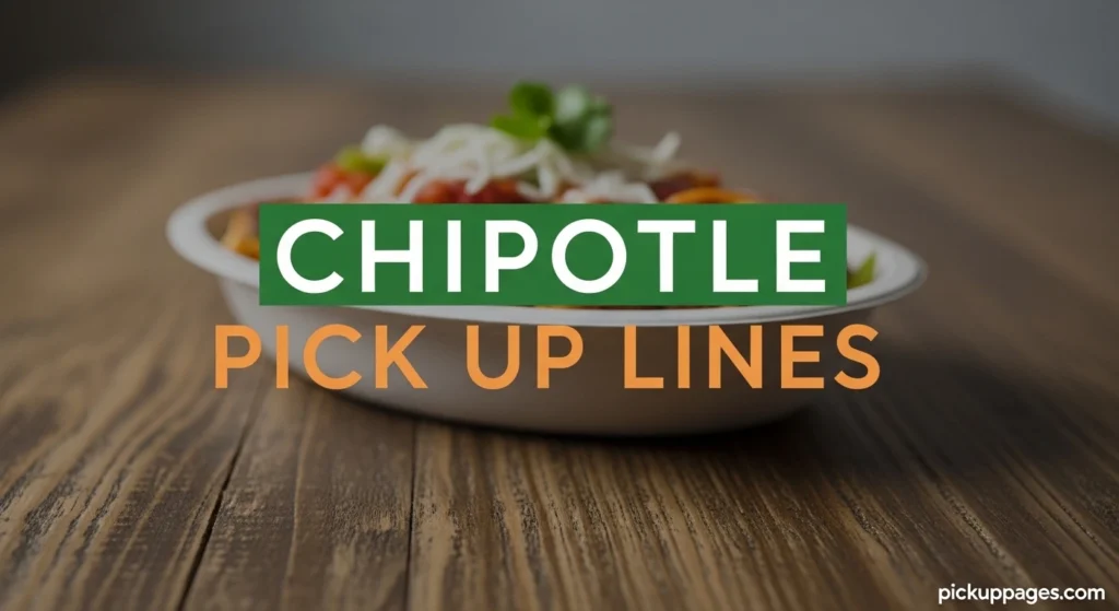 Chipotle Pick Up Lines