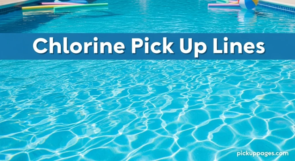 Chlorine Pick Up Lines