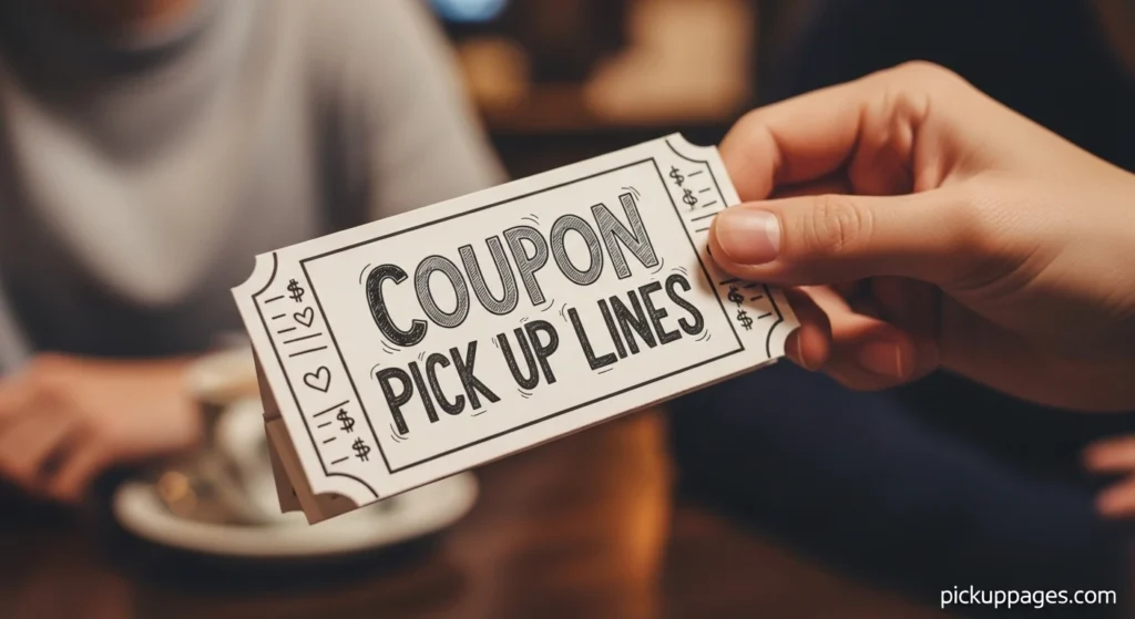 Coupon Pick Up Lines