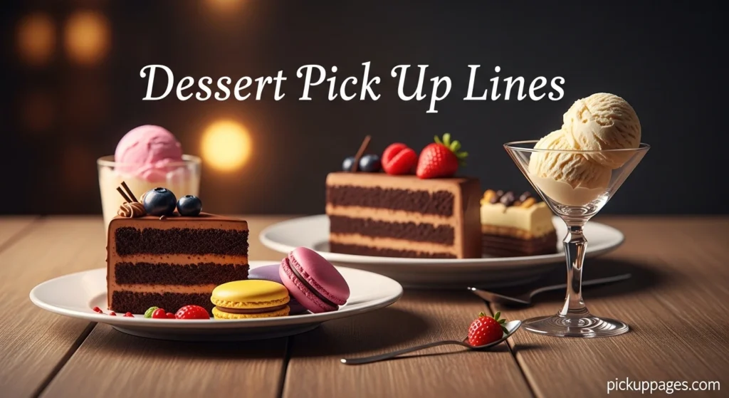 Dessert Pick Up Lines