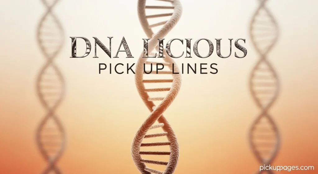 DNA Licious Pick Up Lines