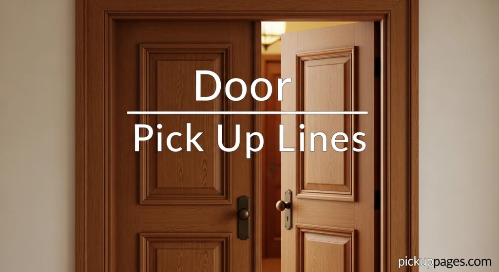 Door Pick Up Lines