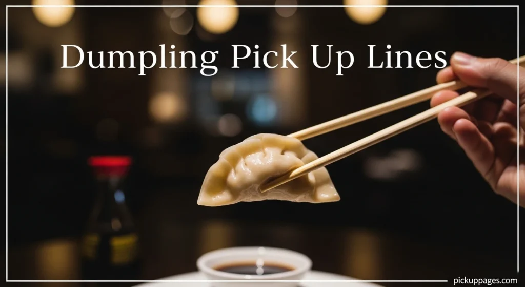 Dumpling Pick Up Lines