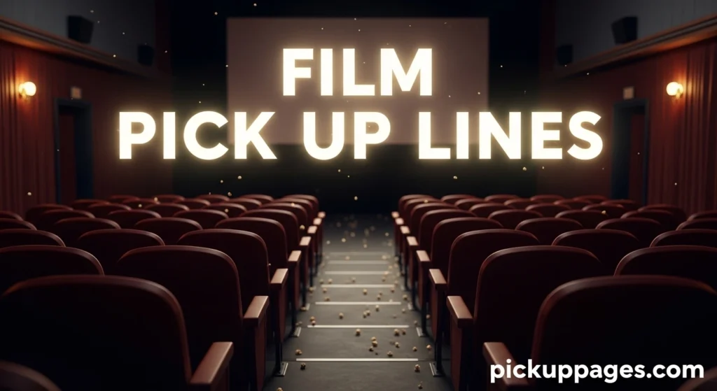 Film Pick Up Lines