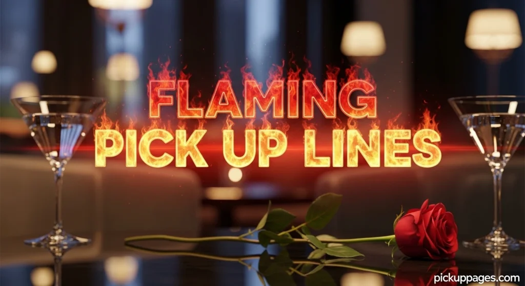 Flaming Pick Up Lines