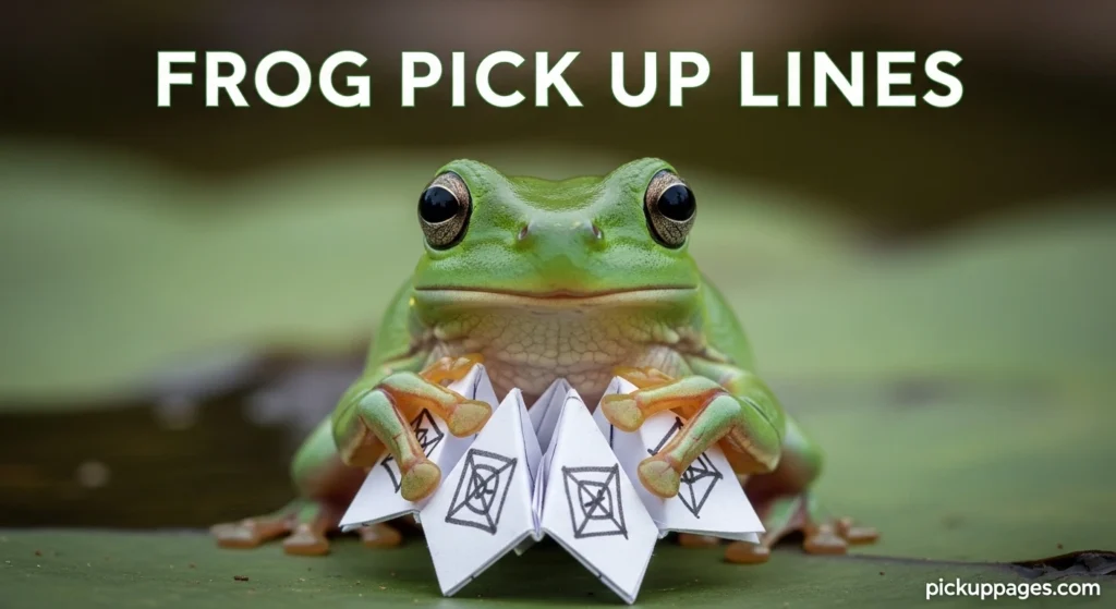 Frog Pick Up Lines