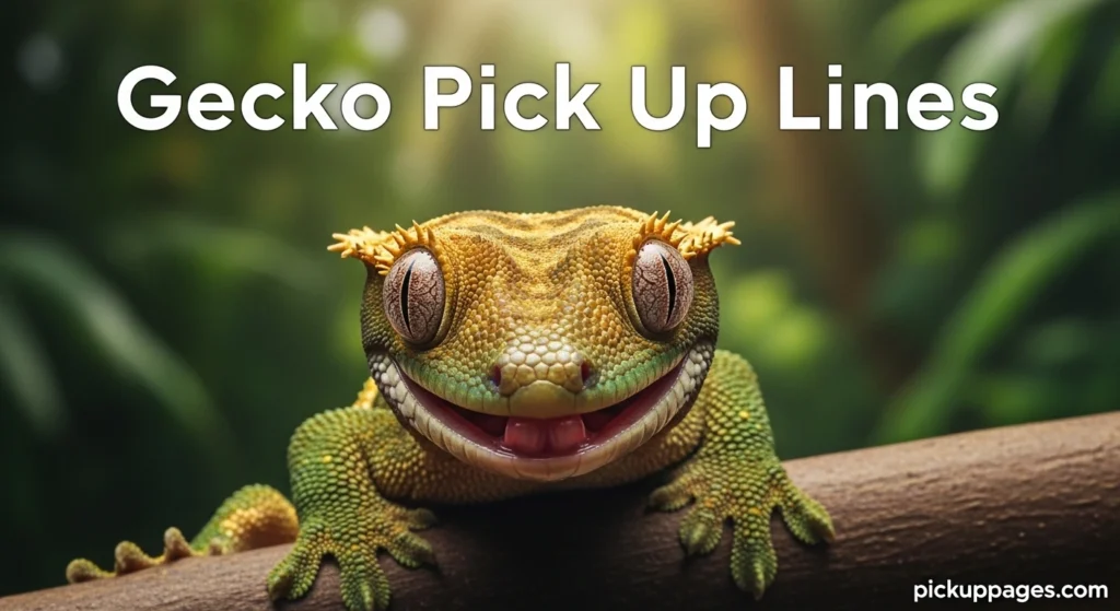 Gecko Pick Up Lines