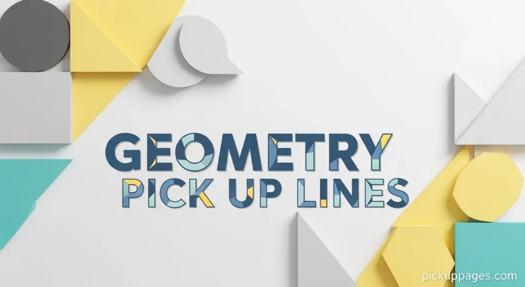 Geometry Pick Up Lines