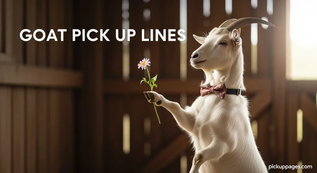 Goat Pick Up Lines