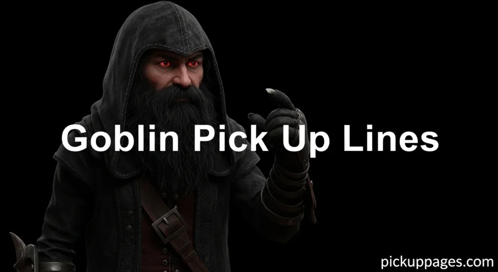 Goblin Pick Up Lines