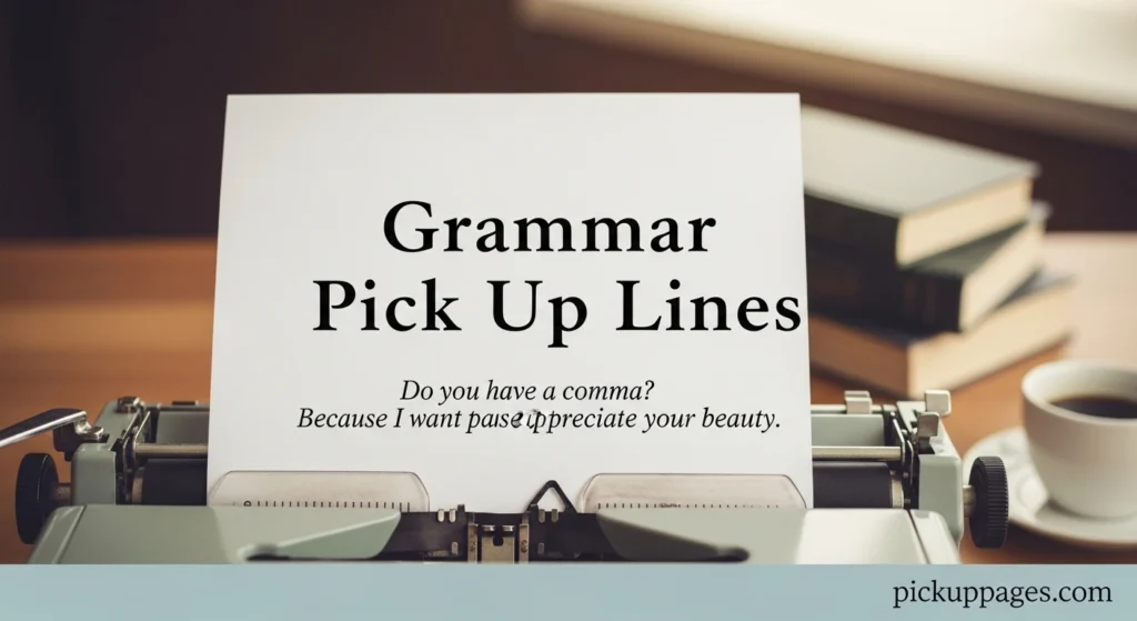 Grammar Pick Up Lines