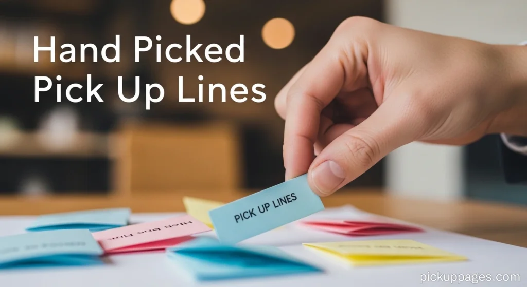 Hand Picked Pick Up Lines