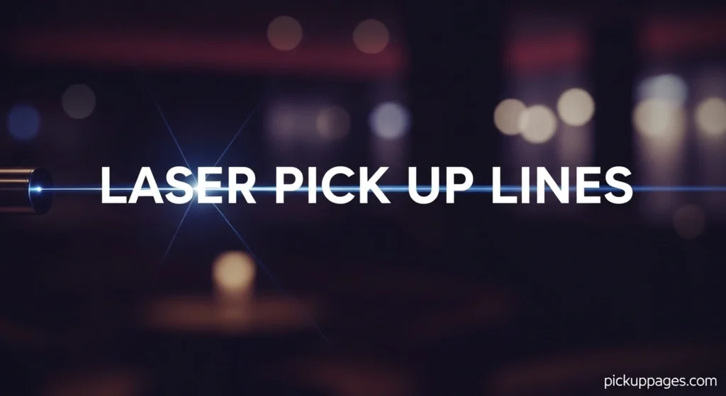 Laser Pick Up Lines