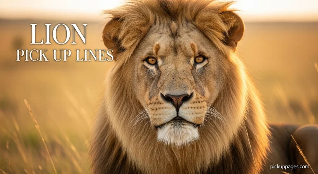 Lion Pick Up Lines