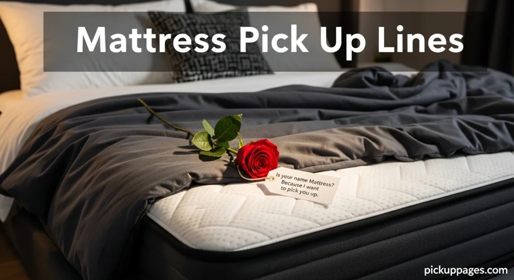 Mattress Pick Up Lines