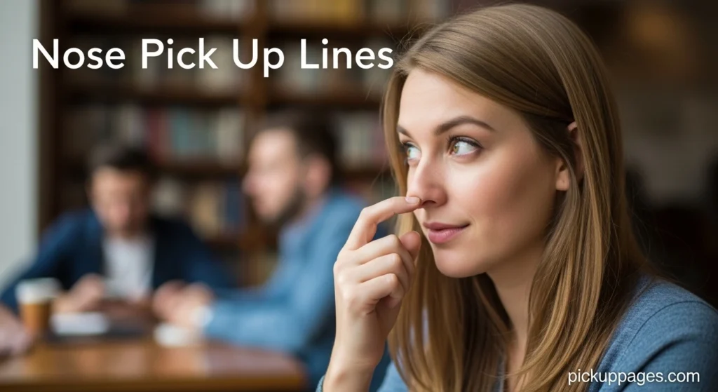 Nose Pick Up Lines