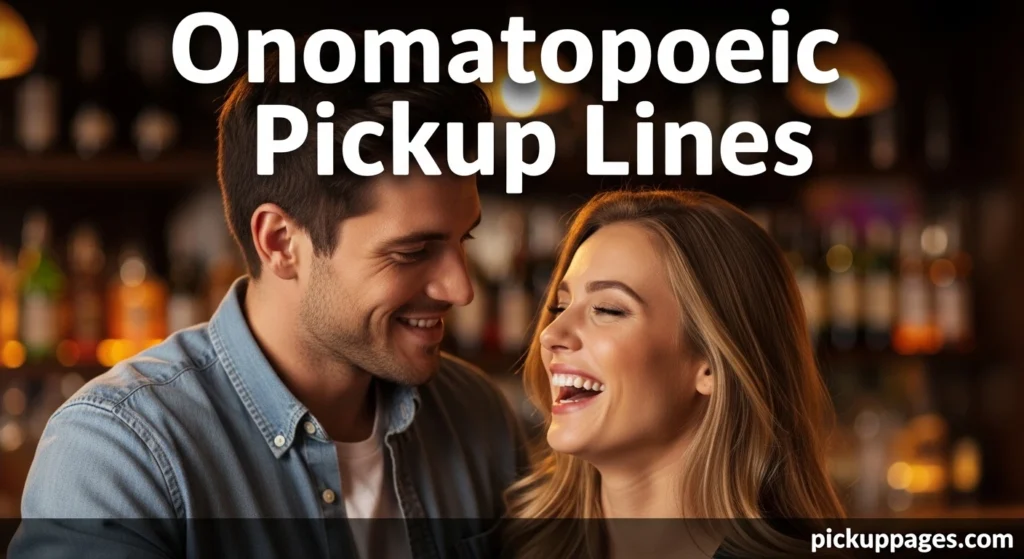 Onomatopoeic Pickup Lines