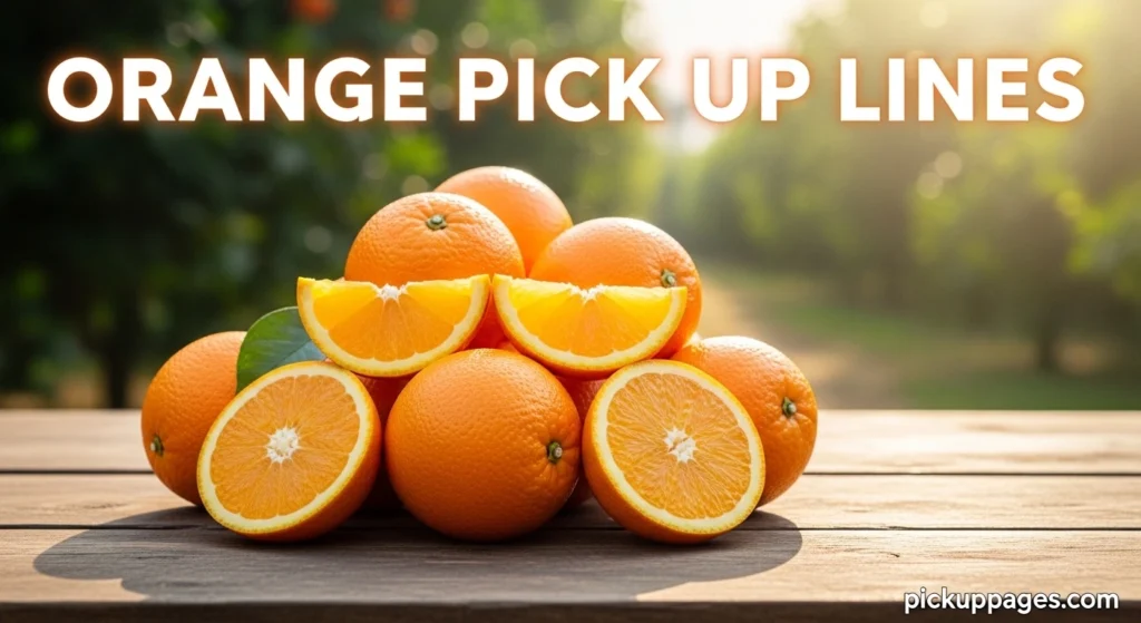 Orange Pick Up Lines