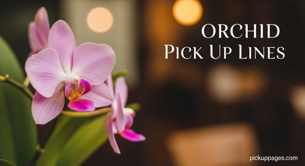 Orchid Pick Up Lines