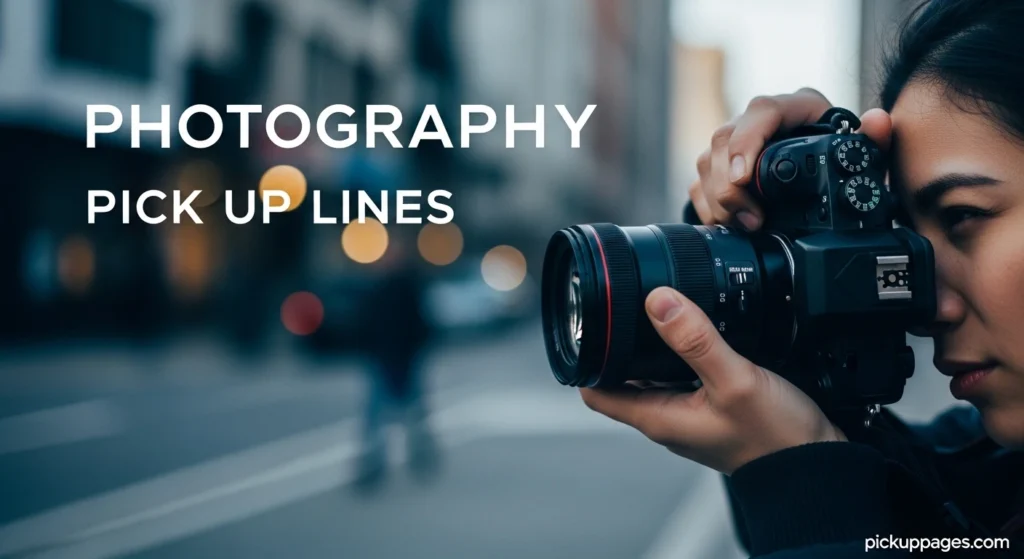 Photography Pick Up Lines
