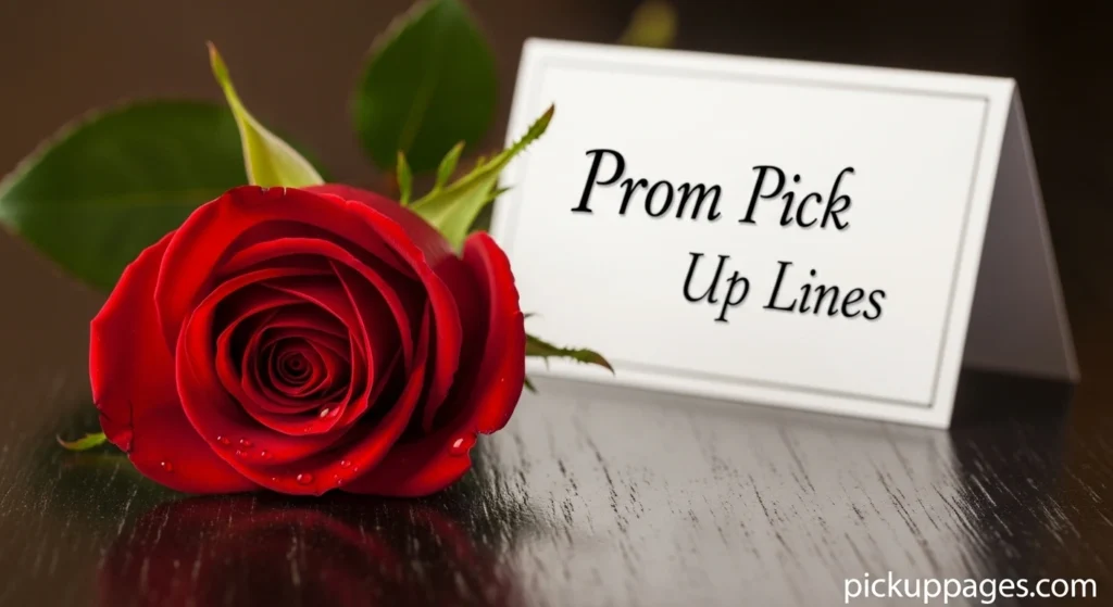 Prom Pick Up Lines
