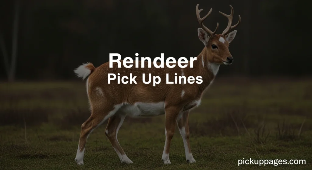 Reindeer Pick Up Lines
