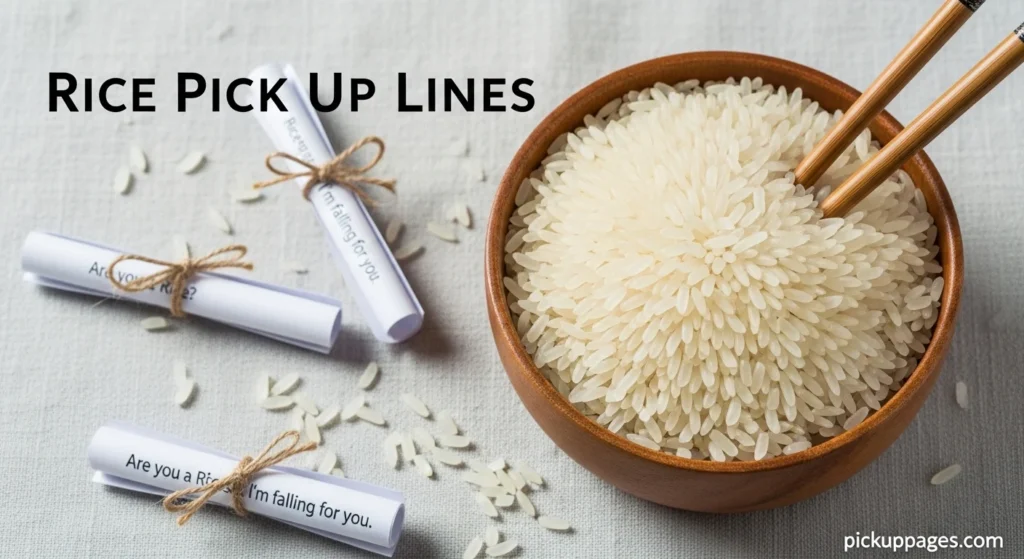 Rice Pick Up Lines