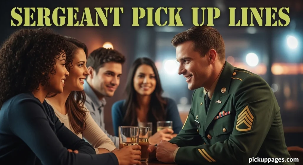 Sergeant Pick Up Lines