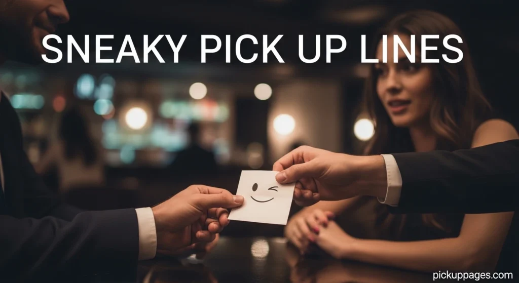 Sneaky Pick Up Lines