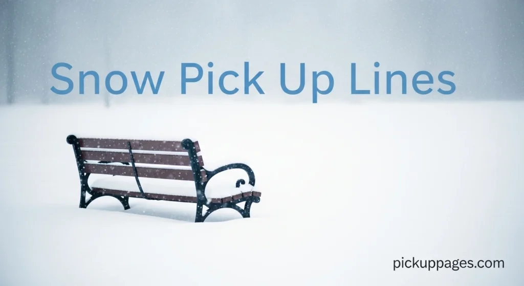 Snow Pick Up Lines