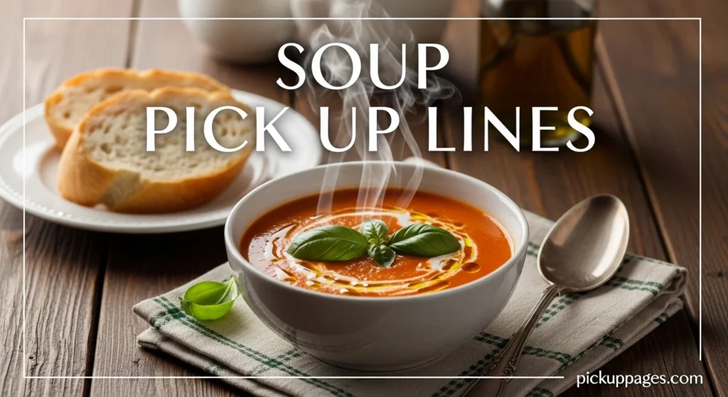 Soup Pick Up Lines