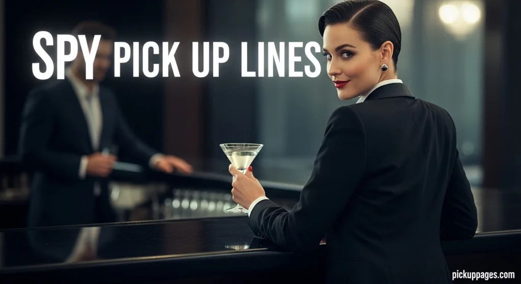 Spy Pick Up Lines