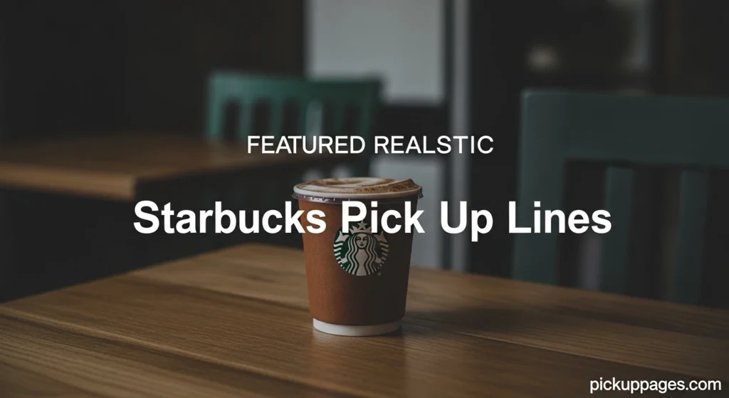Starbucks Pick Up Lines