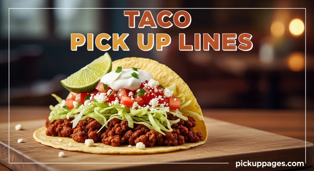 Taco Pick Up Lines