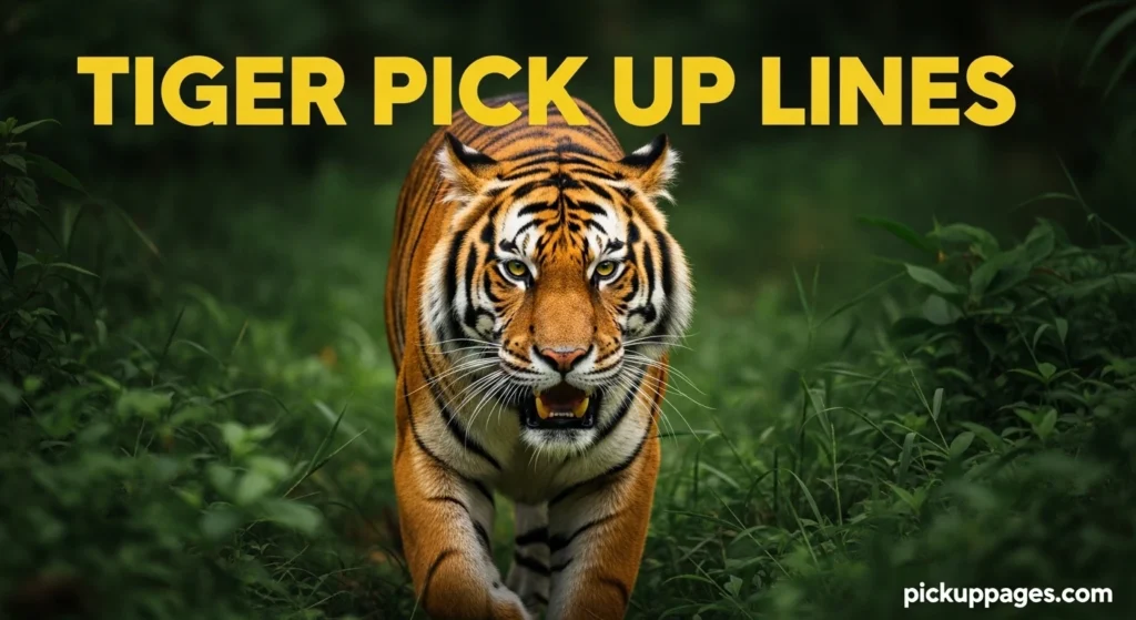 Tiger Pick Up Lines
