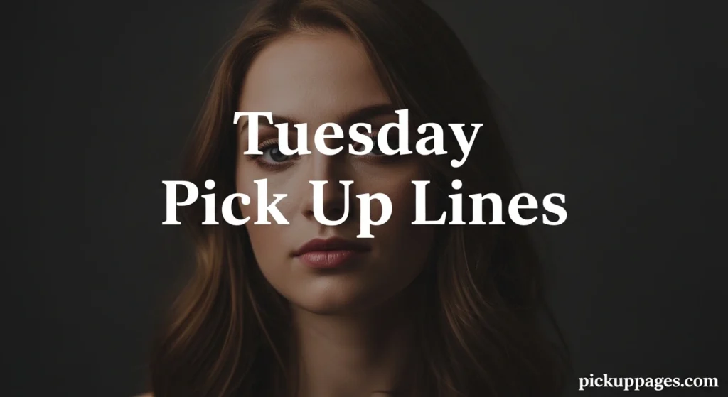 Tuesday Pick Up Lines