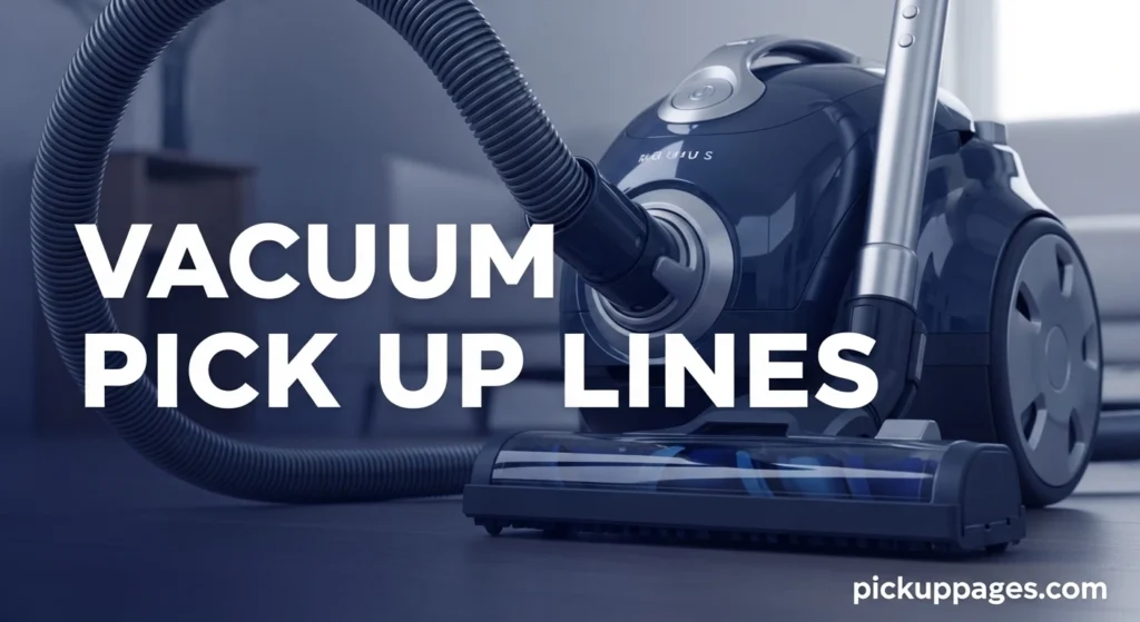Vacuum Pick Up Lines