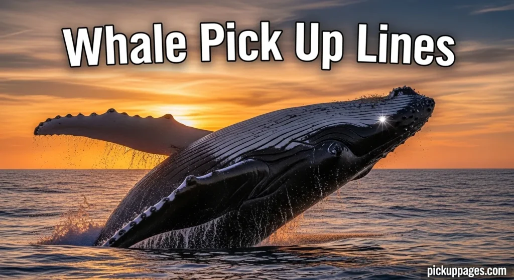 Whale Pick Up Lines