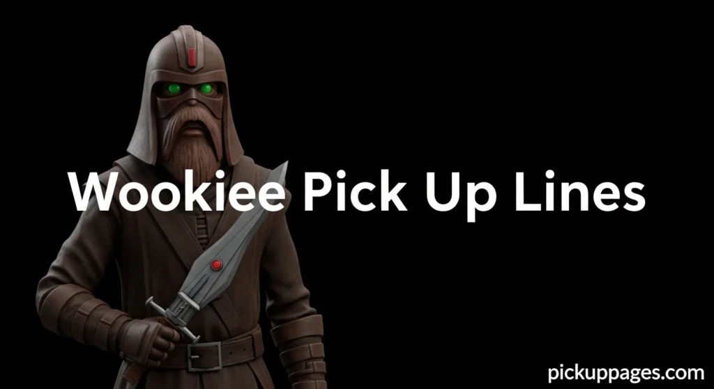Wookiee Pick Up Lines