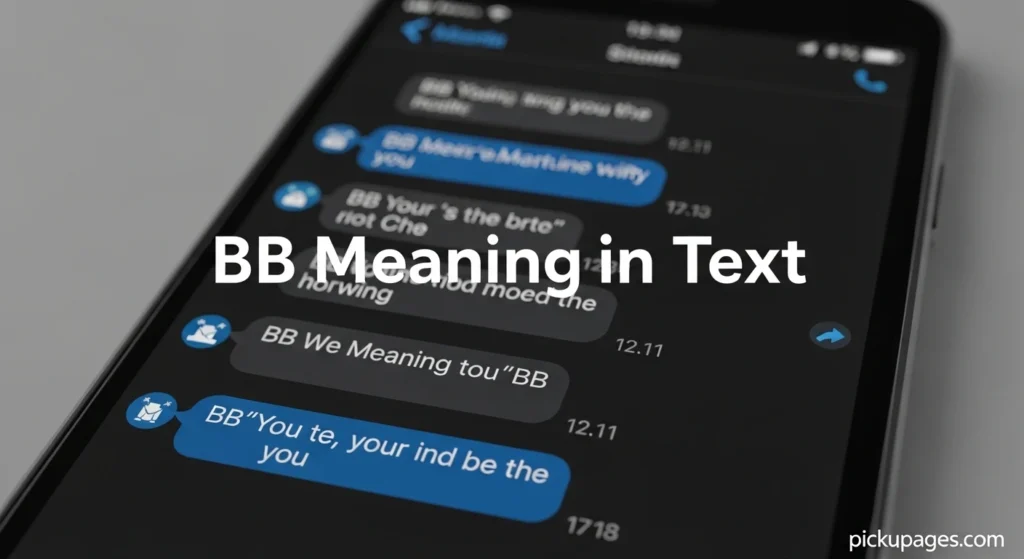 BB Meaning in Text