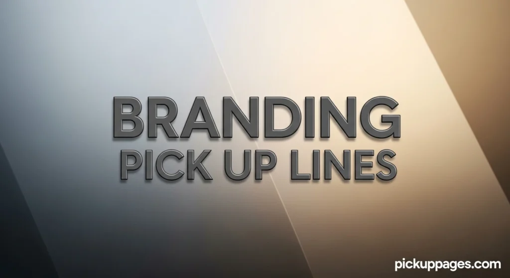 Branding Pick Up Lines
