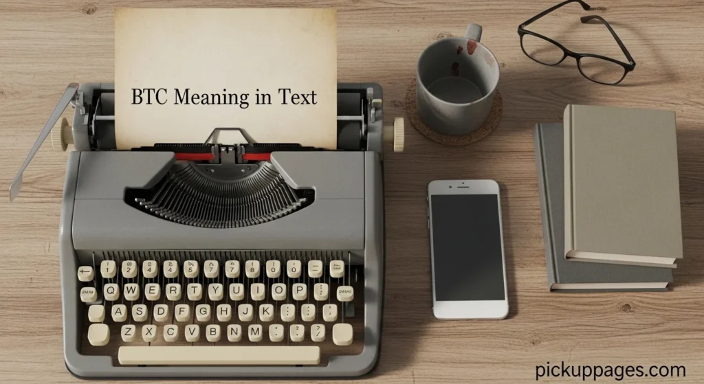 BTC Meaning in Text