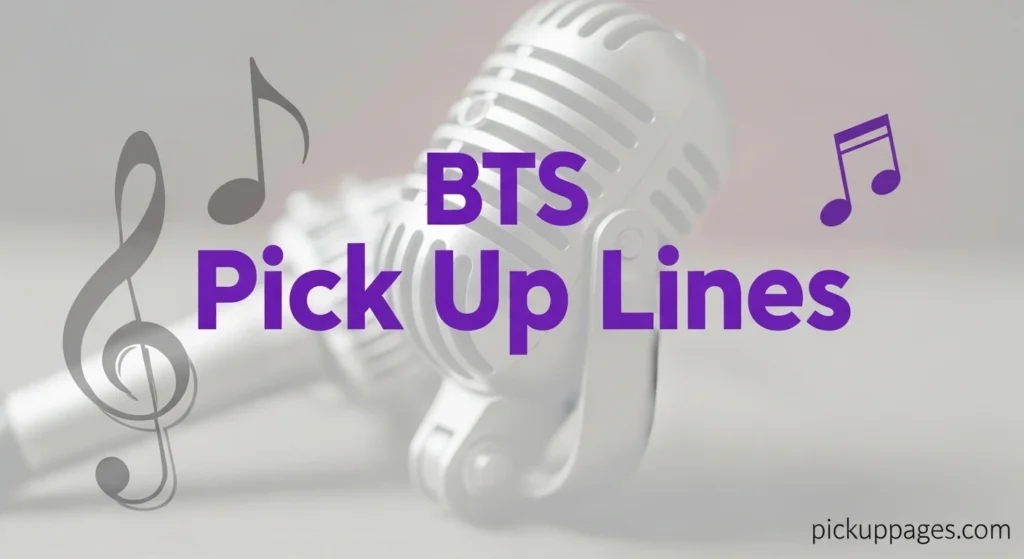 BTS Pick Up Lines