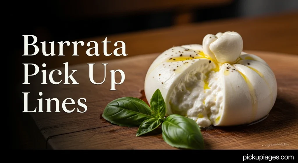 Burrata Pick Up Lines