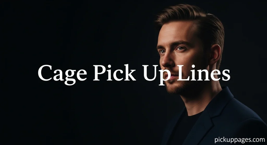 Cage Pick Up Lines