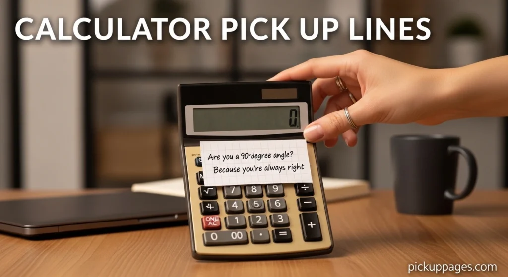 Calculator Pick Up Lines