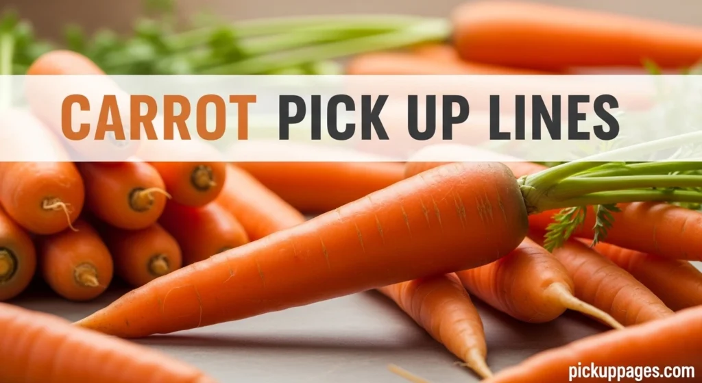 Carrot Pick Up Lines