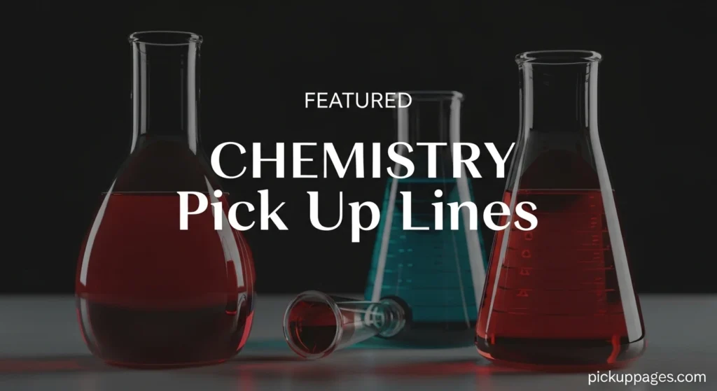 Chemistry Pick Up Lines