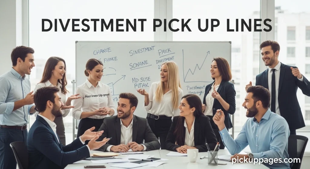 Divestment Pick Up Lines